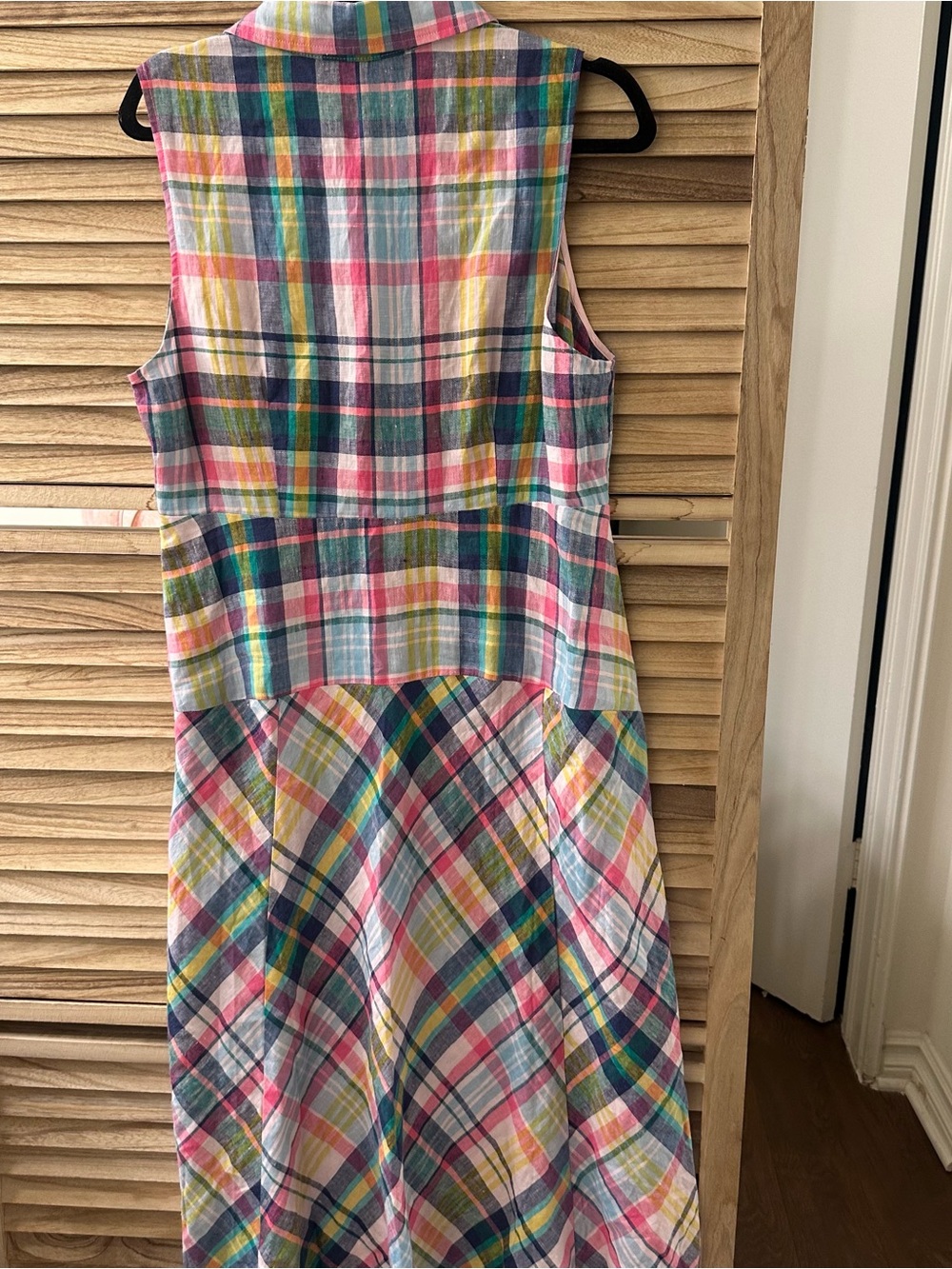Boden Erma Madras Linen Maxi Dress size 10_NWT - Picture 6 of 8